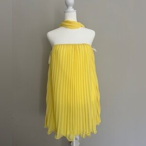 Yellow cocktail dress SHEIN